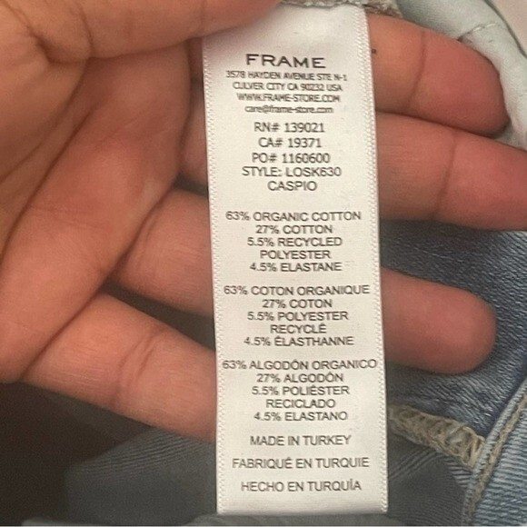 FRAME Le One Skinny Jeans Size 2 - Picture 10 of 11